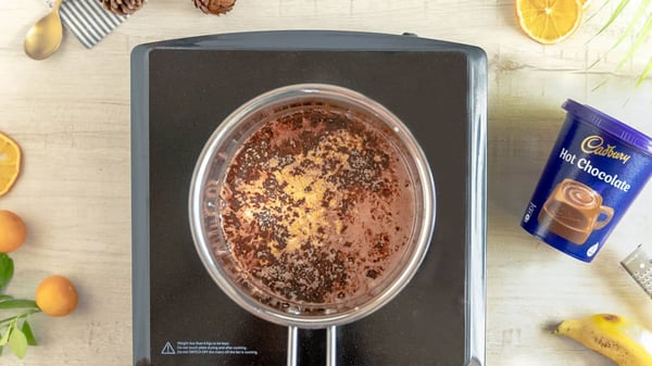 Banana & Orange Zest Hot Chocolate Step 6