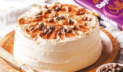 Cadbury Silk Cappuccino Cake