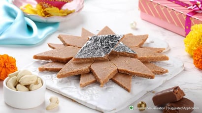 Chocolate Kaju Katli