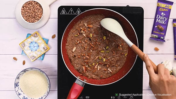 Chocolate Parsi Ravo Kheer Step 9