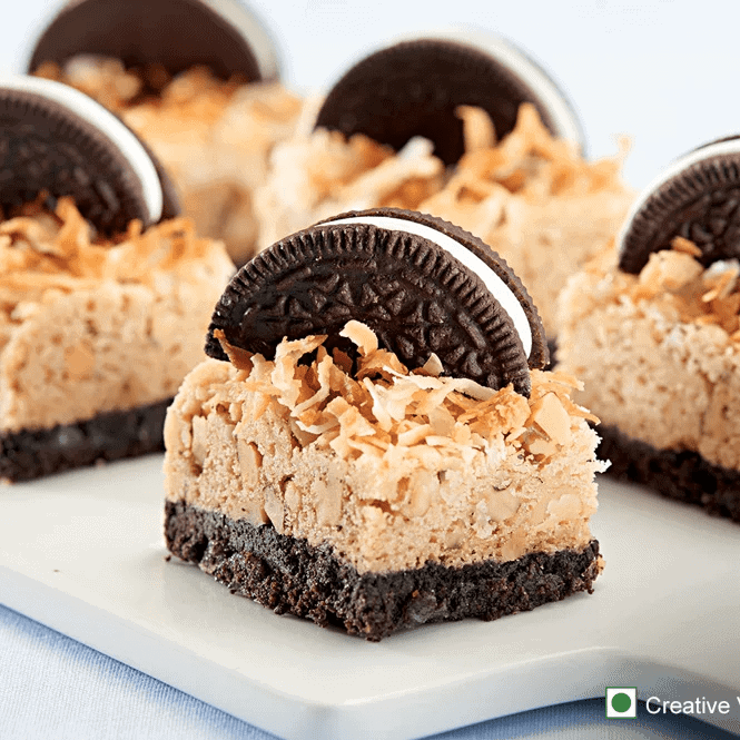 Coconut 'n Walnut Oreo Bars