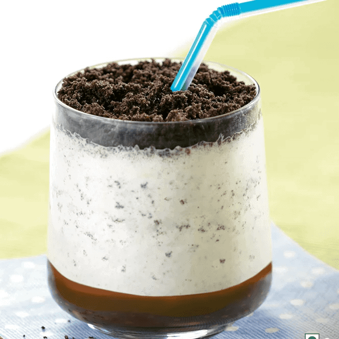 Layered Oreo Milk Shake