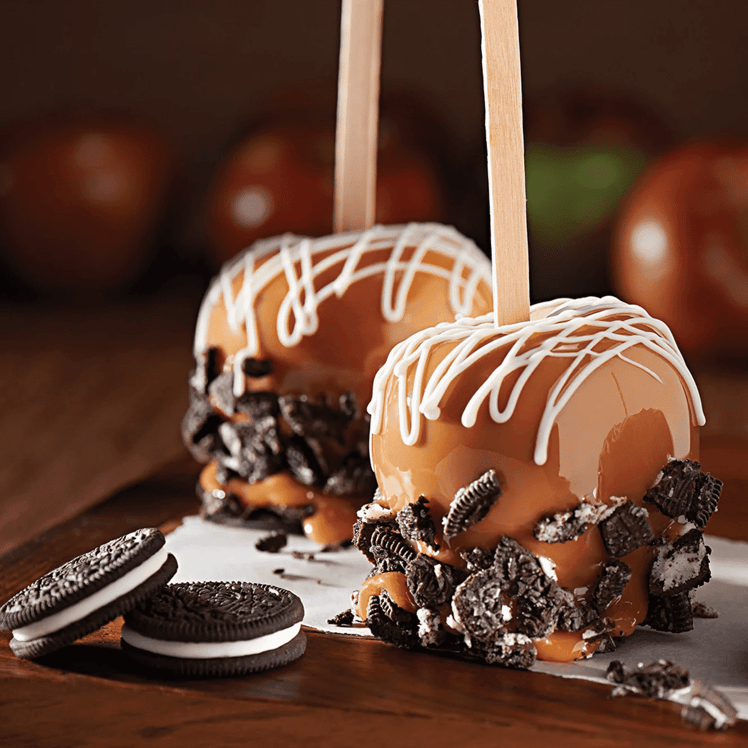 OREO Caramel-Dipped Apples