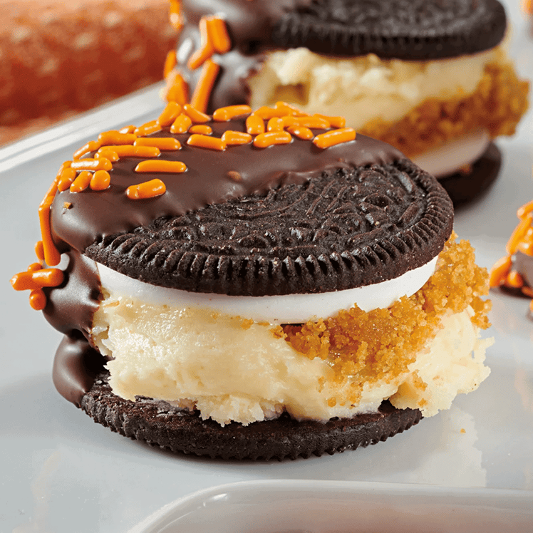Oreo Cheesecake Basketball Bites