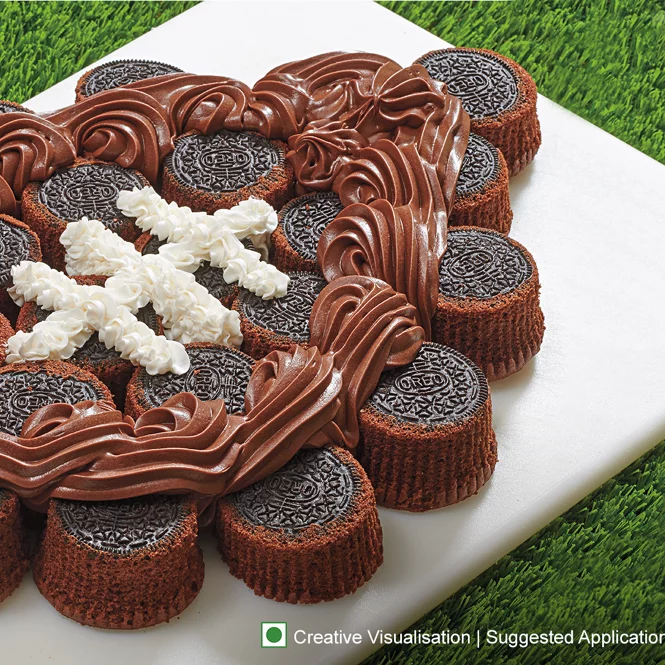 Oreo Football Cake