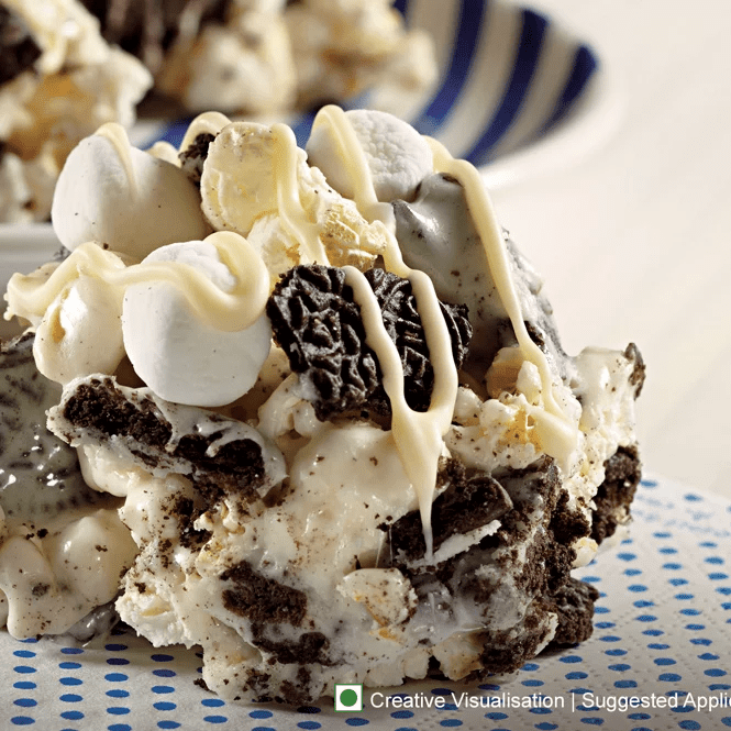 Oreo Rocky Road Popcorn Treats
