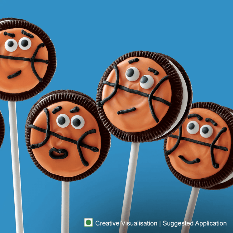 Basketball Face OREO Cookie Pops