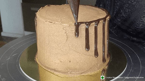 Eggless Strawberry Chocolate Cake Step 10