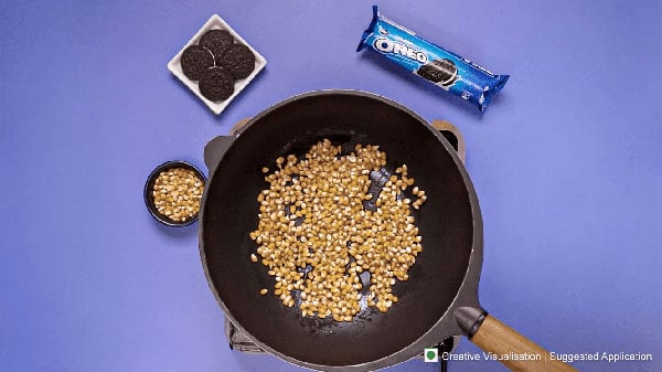 Oreo Caramel Popcorn Recipe Step 2