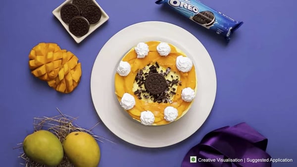 Oreo Mango Cheesecake Recipe Step 11