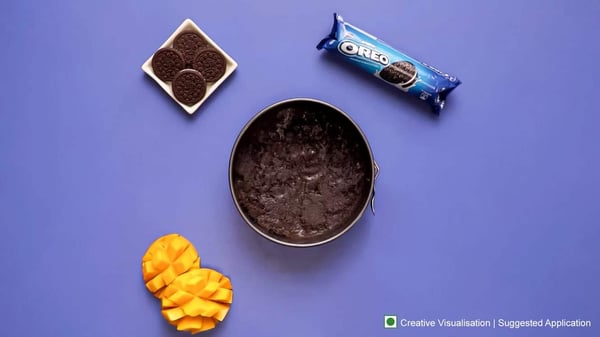 Oreo Mango Cheesecake Recipe Step 3