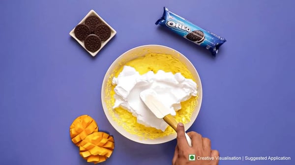 Oreo Mango Cheesecake Recipe Step 5
