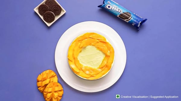 Oreo Mango Cheesecake Recipe Step 9