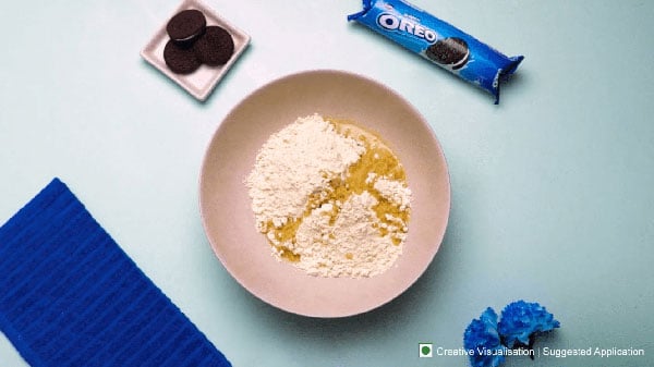 Oreo Mysore Pak Step 2