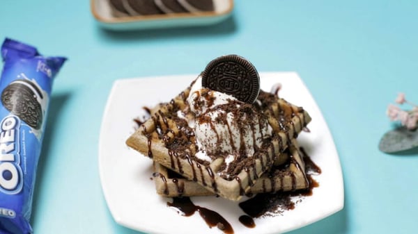 Oreo Waffles Step 11
