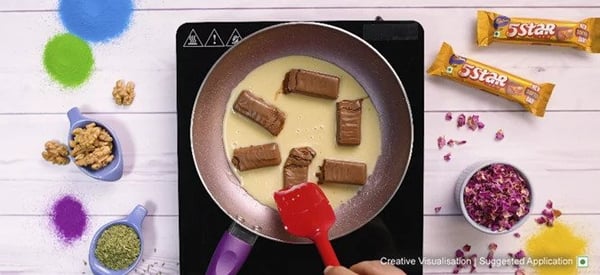 Thandai Chocolate Fudge Step 1