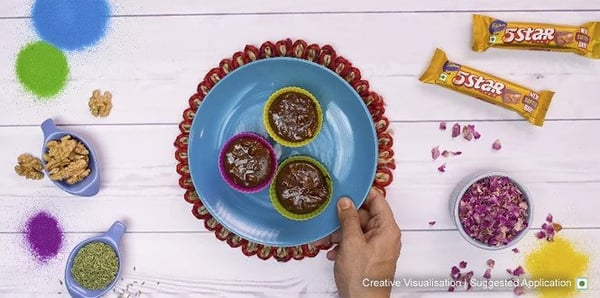 Thandai Chocolate Fudge Step 4
